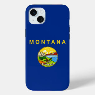 iPhone 15 Plus Case-Mate モンタナ州の旗 Miniケース