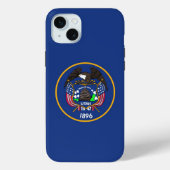 iPhone 15 Plus Case-Mate ユタ州の旗 iPhoneケース (裏面)