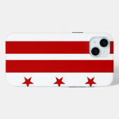 iPhone 15 Plus Case-Mate ワシントンD.C.の旗 iPhoneケース (裏面 (横))