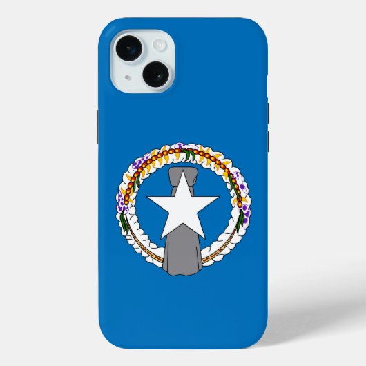 iPhone 15 Plus Case-Mate 北マリアナ諸島の旗 iPhoneケース (裏面)
