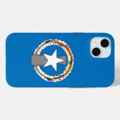 iPhone 15 Plus Case-Mate 北マリアナ諸島の旗 iPhoneケース (裏面 (横))