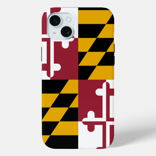 iPhone 15 Plus Case-Mate, Maryland flag Case-Mate iPhoneケース (裏面)