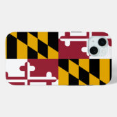 iPhone 15 Plus Case-Mate, Maryland flag Case-Mate iPhoneケース (裏面 (横))