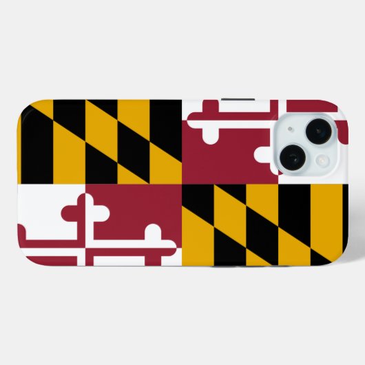 iPhone 15 Plus Case-Mate, Maryland flag Case-Mate iPhoneケース (裏面 (横))
