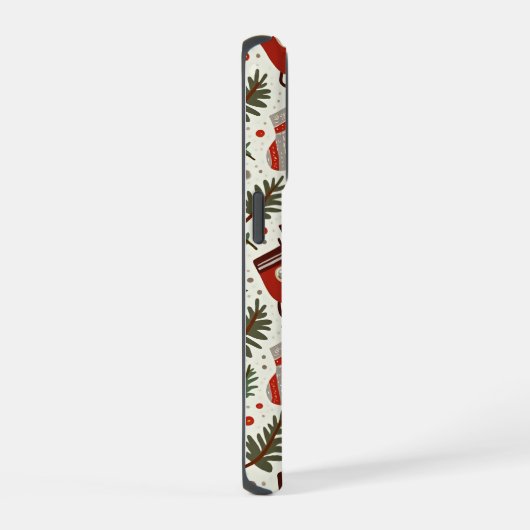 iPhone 15 Proクリスマスケース iPhoneケース (右側面)