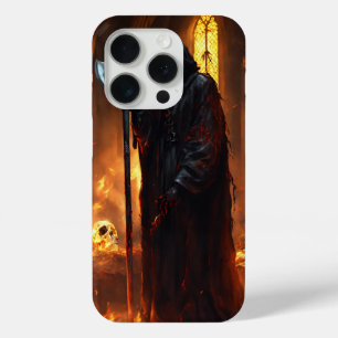iPhone 15 Proケースとデスメタルアート Proケース