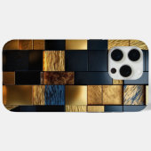 iPhone 15 pro最大ケース最高キューブ色パターン Case-Mate iPhoneケース (裏面 (横))