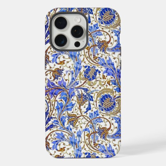 iPhone 15 pro最大ケース花模様 iPhoneケース (裏面)