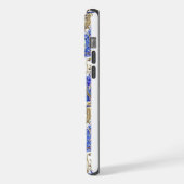 iPhone 15 pro最大ケース花模様 iPhoneケース (左側面)