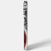 iPhone 15 pro最大ケース赤とシルバー色 Case-Mate iPhoneケース (裏面 / 左)