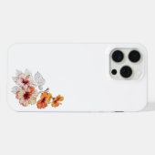iPhone 15 Pro最大フラワーケース iPhoneケース (裏面横)