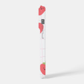 iPhone 15 Pro かわいいイチゴケース iPhoneケース (左側面)