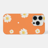 iPhone 15 Pro スマートフォンカバー オレンジ色のケースデザイン iPhoneケース (裏面横)