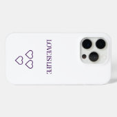 iPhone 15 Pro 用エレガント フラワーケース 🌸 | おしゃれ Case-Mate iPhoneケース (裏面 (横))