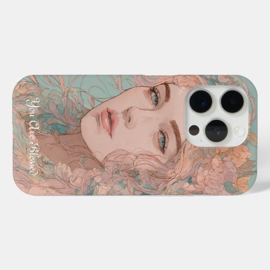 iPhone 15 Pro 美人 Case-Mate iPhoneケース (裏面 (横))