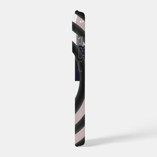 iphone 15 pro abstract design iPhoneケース (左側面)