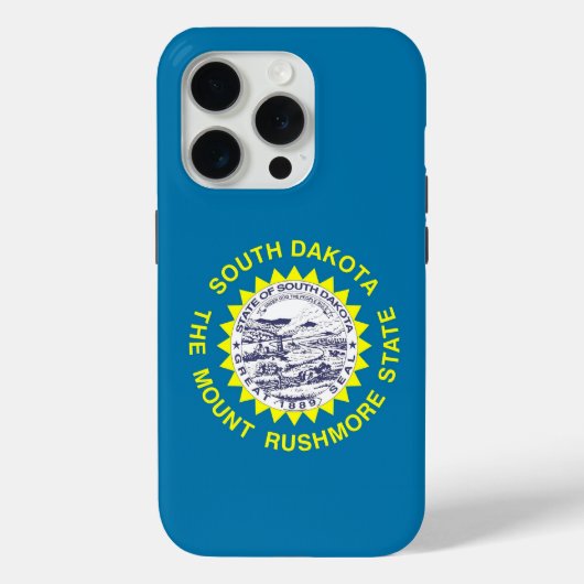 iPhone 15 Pro Case-Mate サウスダコタ州の旗 iPhoneケース (裏面)
