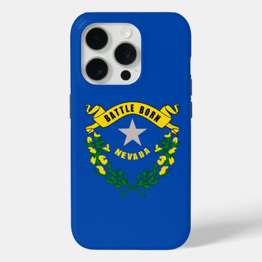 iPhone 15 Pro Case-Mate ネバダ州の旗 iPhoneケース (裏面)
