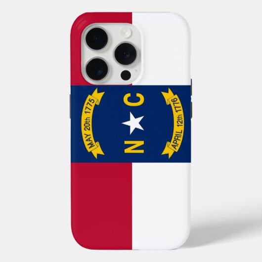 iPhone 15 Pro Case-Mate ノースカロライナ州の旗 iPhoneケース (裏面)