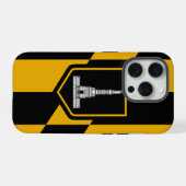 iPhone 15 Pro Case-Mate、ボルチモア フラグ iPhoneケース (裏面横)