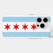 iPhone 15 Pro Case-Mate, Chicago flag Case-Mate iPhoneケース (裏面 (横))