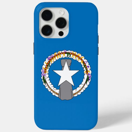 iPhone 15 Pro Maxケース、北マリアナ諸島の旗 Case-Mate iPhoneケース (裏面)