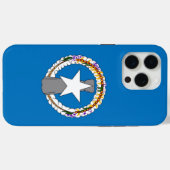 iPhone 15 Pro Maxケース、北マリアナ諸島の旗 Case-Mate iPhoneケース (裏面 (横))