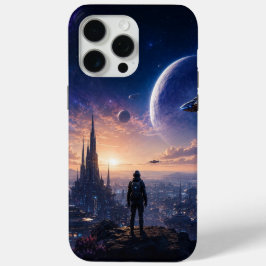 iPhone 15 Pro Maxケース • SF未来的都市