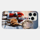 iPhone 15 pro max クリスマステーマのスマホケース iPhoneケース (裏面横)