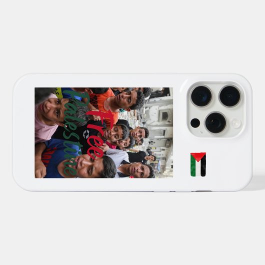 Iphone 15 Pro Max Case Free Palestine  iPhoneケース (裏面横)