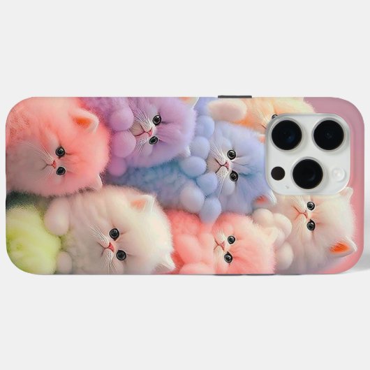 iPhone 15Pro Maxケースteddy catsカラフル Case-Mate iPhoneケース (裏面 (横))
