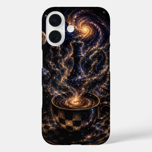 iPhone 16とチェスを愛する人のためのケース Case-Mate iPhoneケース (裏面)