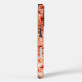 iPhone 16ケースクローズアップのピンクの花 Case-Mate iPhoneケース (裏面 / 右)