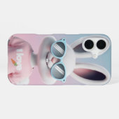 iPhone 16ケース ウサギが大好きな人参 (裏面横)