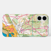 iPhone 16ケース – オリエンテーリングマップ Case-Mate iPhoneケース (裏面 (横))