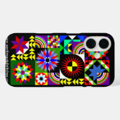 iPhone 16ケース – キルトコラージュ Case-Mate iPhoneケース (裏面 (横))