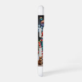 iPhone 16ケース:クリスマスキノコデザイン 16ケース (右側面)