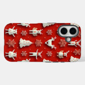 iPhone 16ケース(クリスマス付) Case-Mate iPhoneケース (裏面 (横))