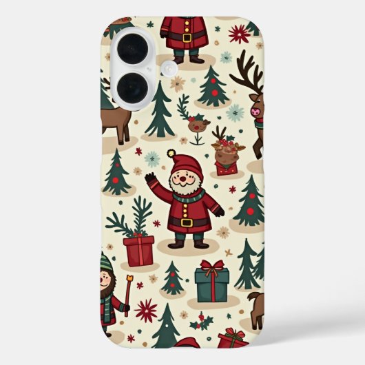 iPhone 16ケース(クリスマス付) Case-Mate iPhoneケース (裏面)