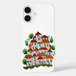 iPhone 16ケース（ドードル – 手書き） iPhone 16ケース