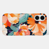 iPhone 16ケース ビビッドボールドフラワーデザイン Case-Mate iPhoneケース (裏面 (横))