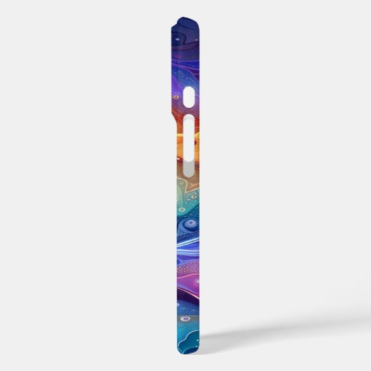 iPhone 16ケース、宇宙デザイン Case-Mate iPhoneケース (裏面 / 左)