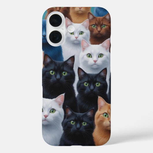 iPhone 16ケース – 猫好き Case-Mate iPhoneケース (裏面)
