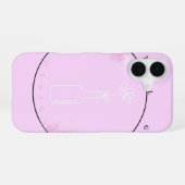 iPhone 16ケース 花瓶に花 (裏面横)