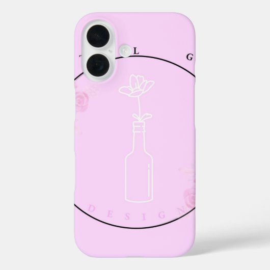 iPhone 16ケース 花瓶に花 Case-Mate iPhoneケース (裏面)