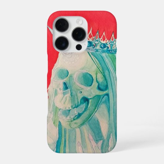 iPhone 16ケース Red Fury オリジナルアート iPhoneケース (裏面)