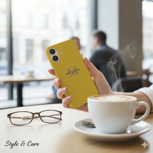 iPhone 16パーソナライズされたケース(名前とイニシャル) Case-Mate iPhoneケース