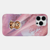 Iphone 16防寒性ケースイエローナイフカリブー iPhoneケース (裏面横)