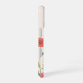 iPhone 16 かわいい 花柄 カバー (右側面)