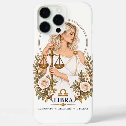 iPhone 16 てんびん座デザイン Case-Mate iPhoneケース (裏面)